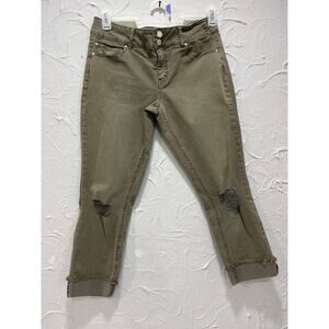 Refuge Women Olive Green Cargo Pants - Size: 10‎